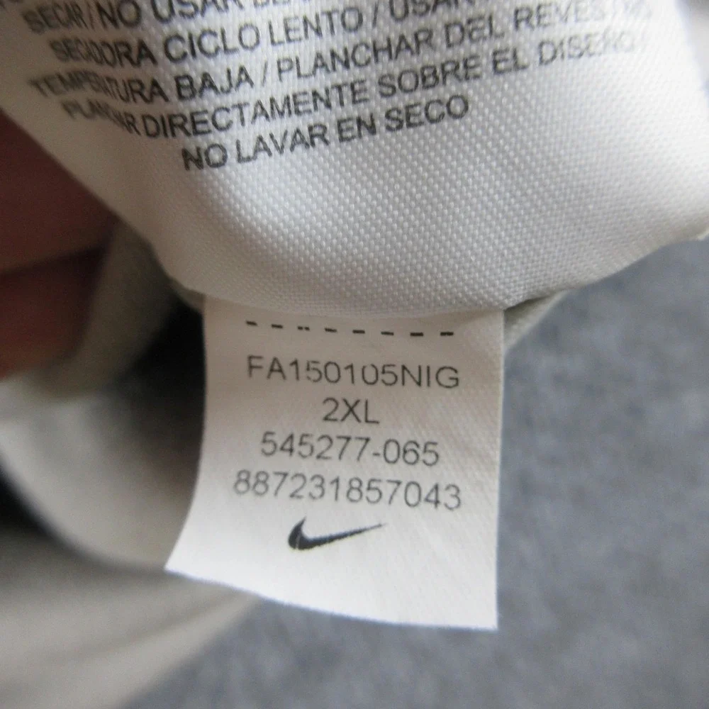 Nike Hoodie Mens 2XL‎ Gray Tech Fleece Full Zip Windrunner Pockets Sweatshirt